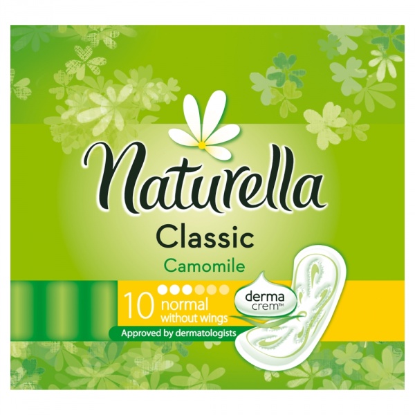 Naturella Classic Camomile podpaski bez skrzydełek 10 sztuk