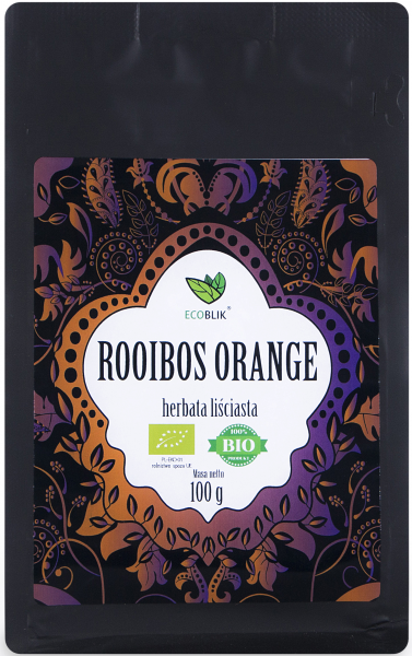 Herbata Ecoblik liściasta Rooibos Orange eko 