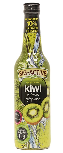 Syrop big active kiwi&amp;trawa cytrynowa 300ml+30ml 