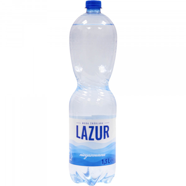 Woda ngaz Lazur żródlana 1,5l pet 