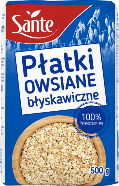 Płatki owsiane Sante górskie błyskawiczne 500g 