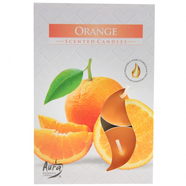 Świeca zapach pomarańcza 