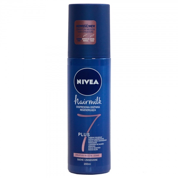 NIVEA Ekspresowa odżywka regenerująca do włosów o cienkiej strukturze Hairmilk 200ml