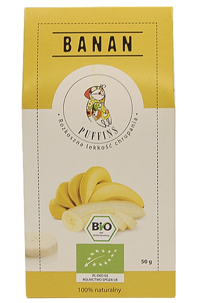 Suszone owoce - banan 