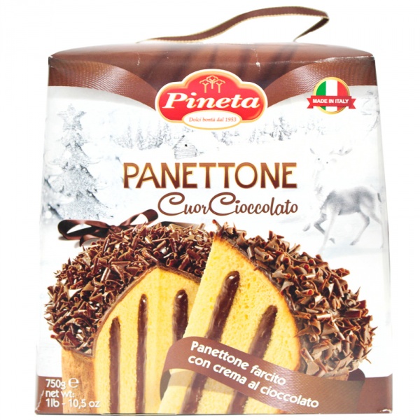 Babka włoska Panettone z czekoladą 