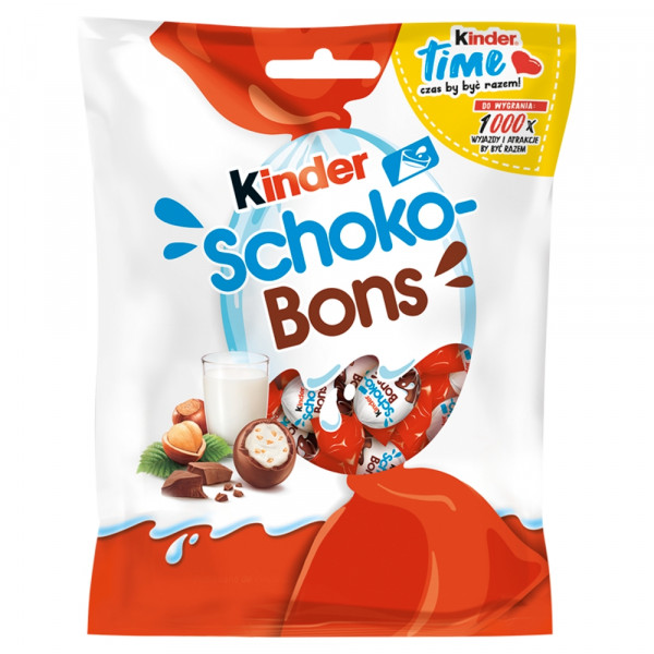 Kinder Schoko-Bons, Czekoladki z mlecznej czekolady z nadzieniem mlecznym 46g