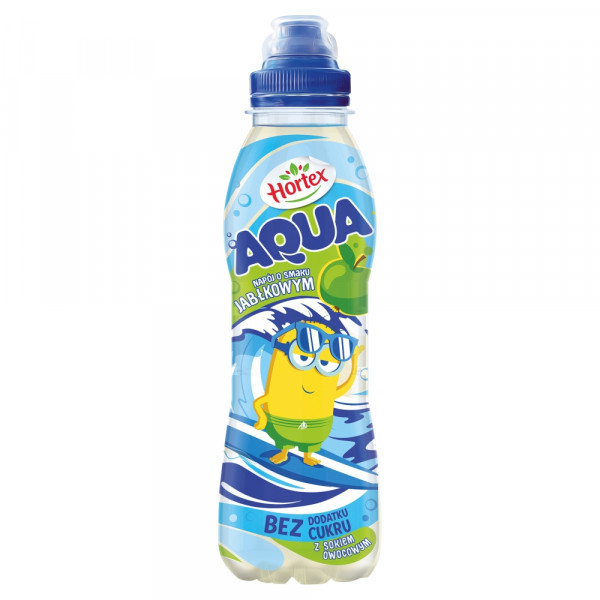Hortex AQUA Napój o smaku jabłkowym butelka aPet 400ml
