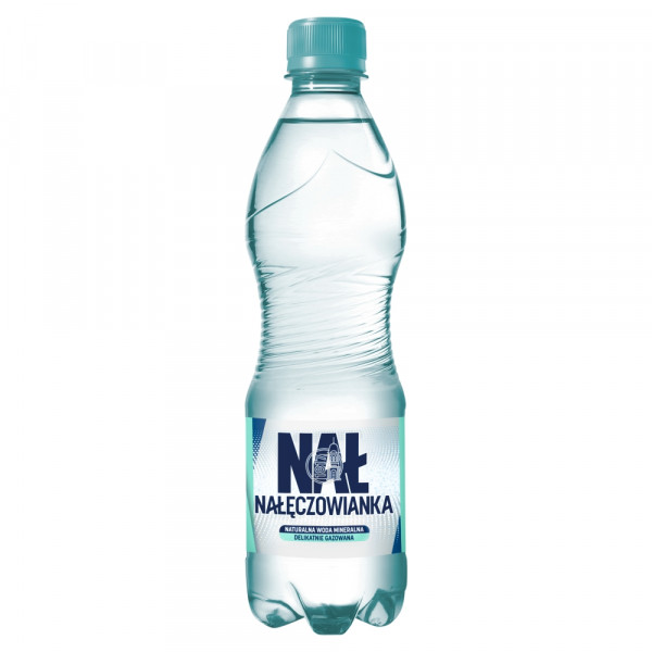 Woda lgaz Nałęczowianka mineralna 500ml doliczana kaucja 50 gr 