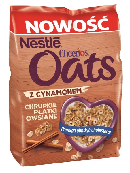 Płatki Nestle Cheerios Oats z cynamonem 