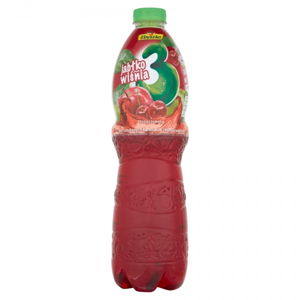 Zbyszko 3 jabłko-wiśnia napój niegazowany 1.75l Zbyszko 