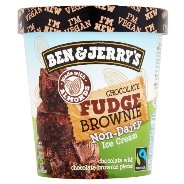 Lody Ben&amp;Jerry&#039;s fudge brownie non diary 