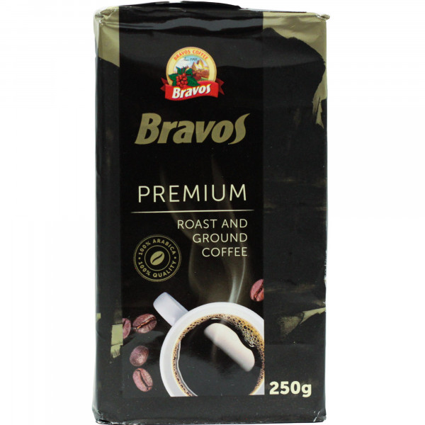 Kawa mielona bravos premium 250g 