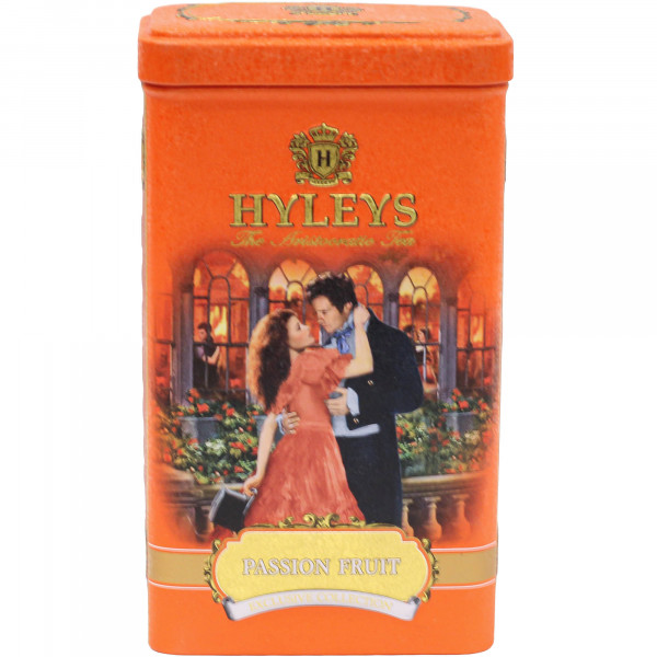 Herbata liściasta Hyleys czarna Passion Fruit puszka