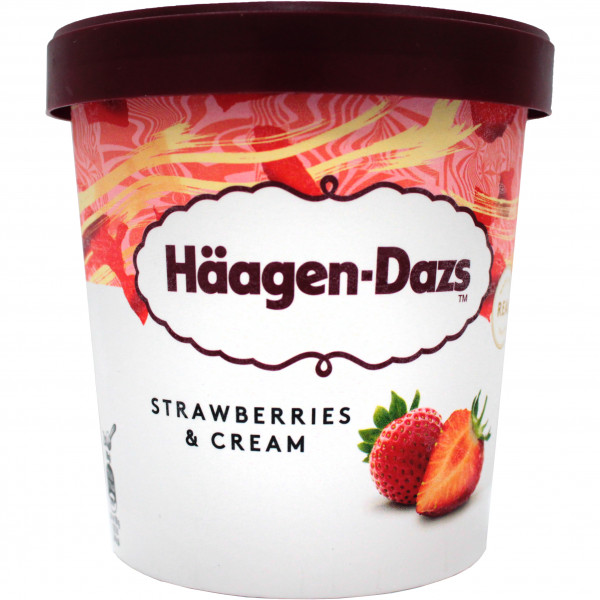 Lody Haagen-Dazs strawberries&amp;cream 