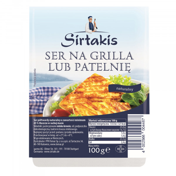 Sitrakis Ser na grilla lub patelnię naturalny 100 g