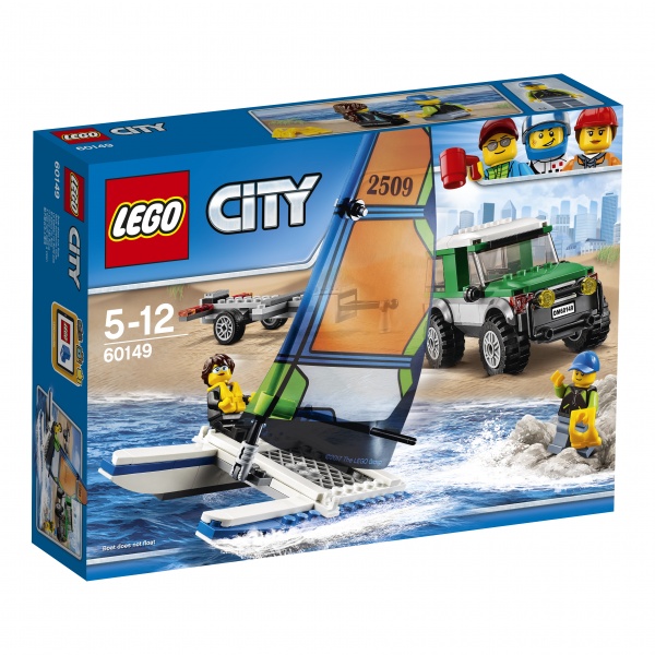 Lego city great vehicles terenówka 4x4 z katamaranem 60149 