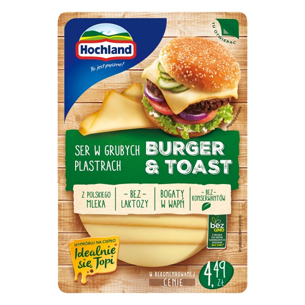 Hochland Burger &amp; Toast 135 g