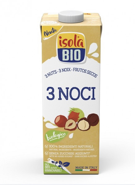 Napój roślinny isola bio 3 orzechy 