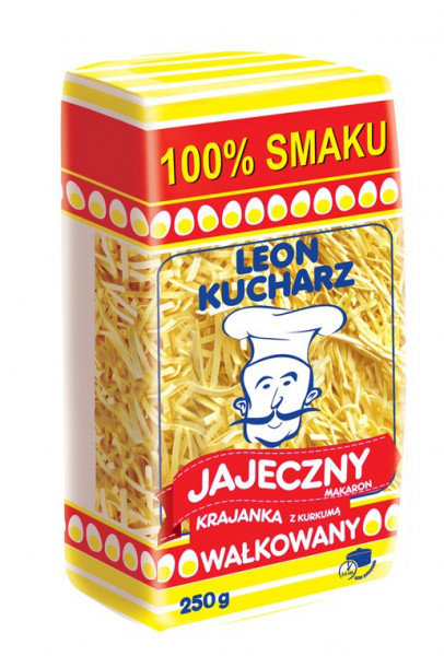 Makaron leon kucharz krajanka jajeczny z kurkumą