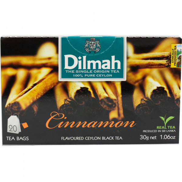 Dilmah Cinnamon Flavoured Ceylon Black Tea 20x1,5 g
