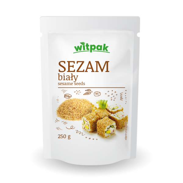 Sezam Witpak biały łuskany 