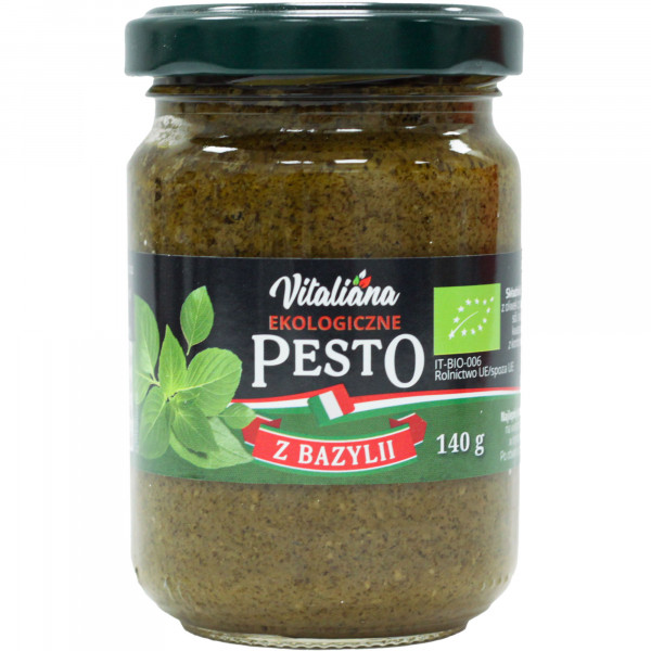 Pesto vitaliana z bazylii ekologiczne 