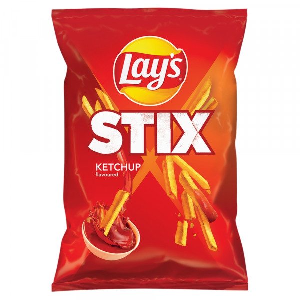 Lay&#039;s Stix Chipsy ziemniaczane o smaku ketchupowym 130 g