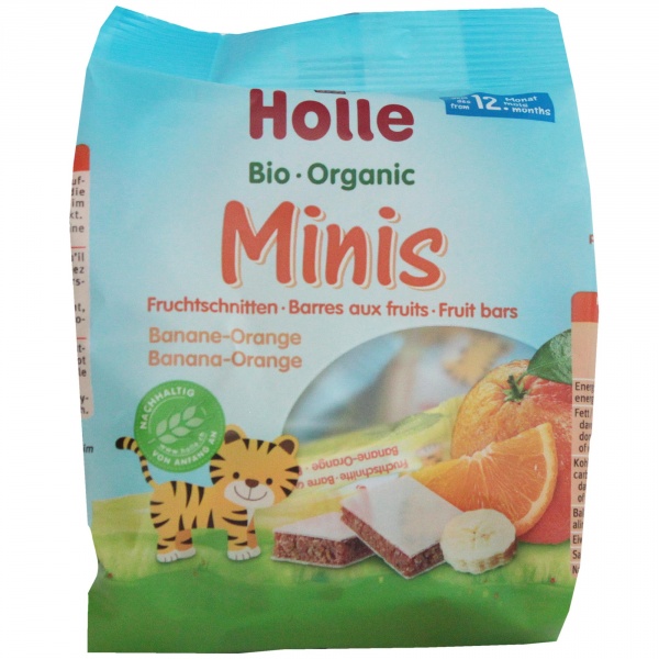 Mini batoniki banan-pomarańcza bio 