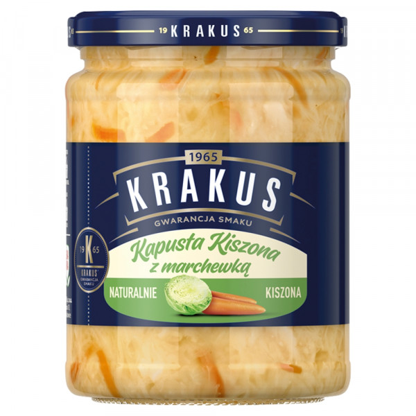 Krakus Kapusta kiszona z marchewką 500 g