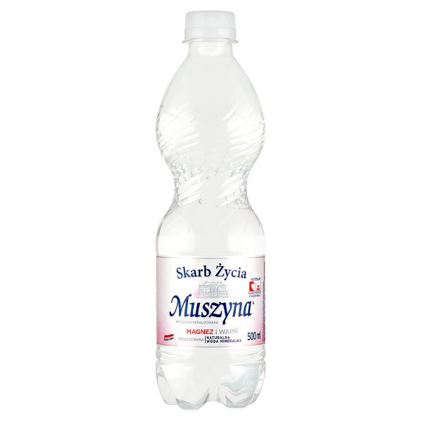 Woda ngaz Muszyna skarb życia mineralna wysokozmin 500ml = kaucja 50gr