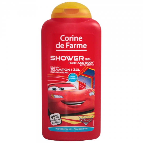 Żel pod prysznic i szampon 2w1 Corine de Farme Cars 