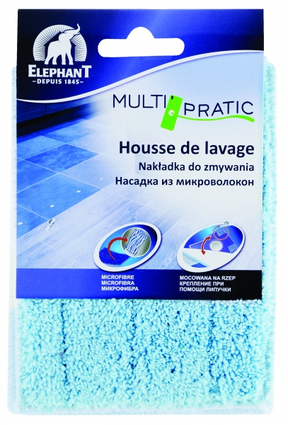 MultiPratic - Housse de lavage microfibre Elephant