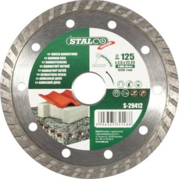 Tarcza Stalco diamentowa turbo 125mm