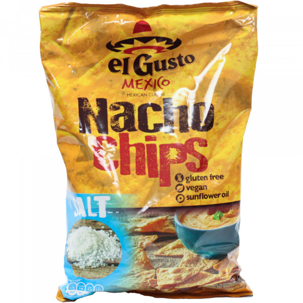 Nachos Salt 180g el Gusto MEXICO