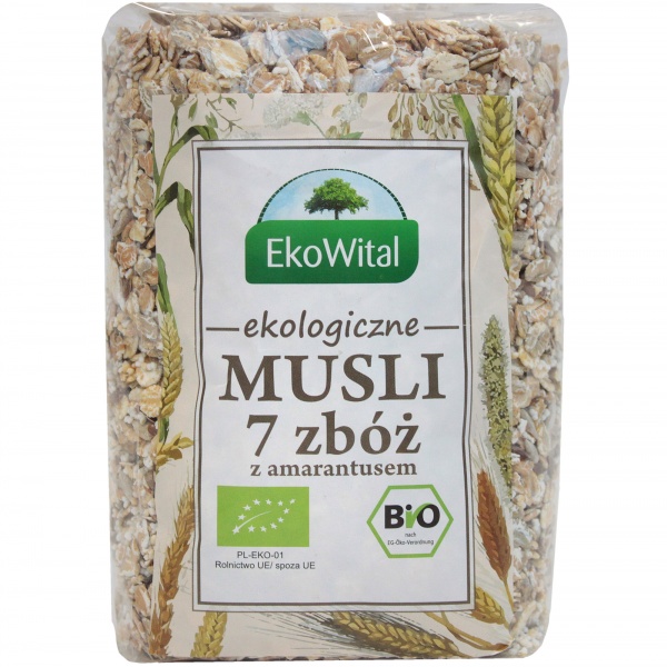 Musli 7 zbóż z amarantusem bio
