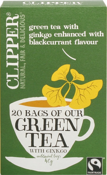 Herbata Clipper zielona z miłorzębem