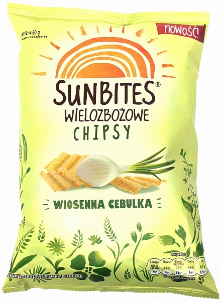 Sunbites chipsy wielozbożowe wiosenna cebulka 