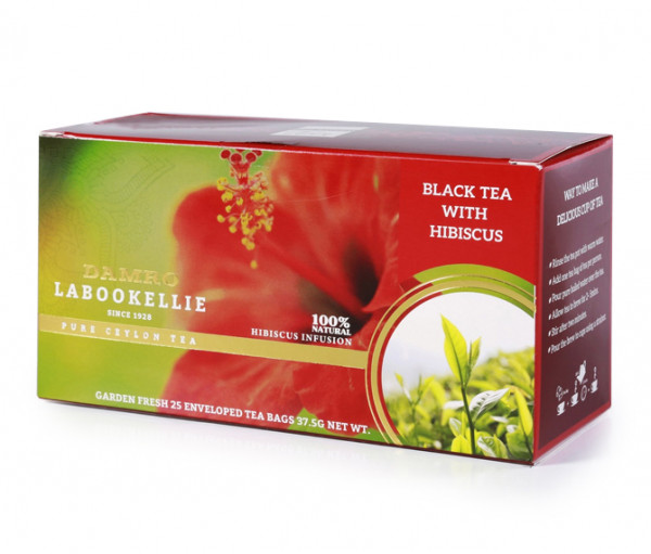 Herbata ekspresowa damro czarna hibiscus 25x1,5g 