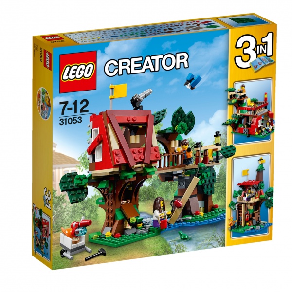 Klocki lego creator przygody w domku na drzewie 31053 