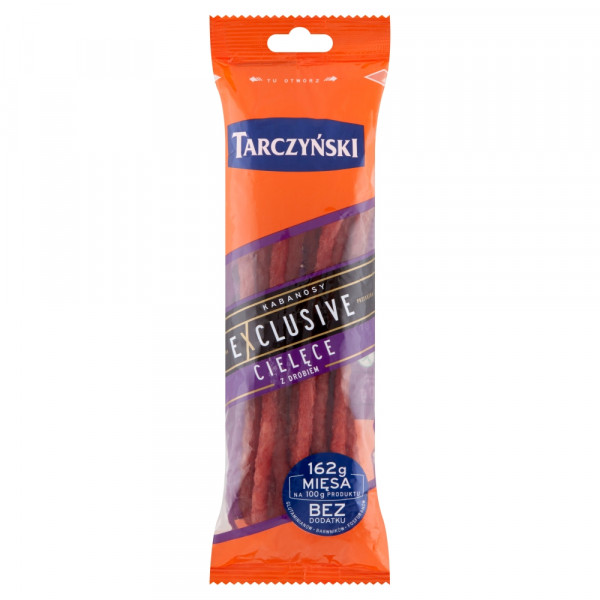Tarczyński Kabanosy Exclusive cielęce z drobiem 90 g