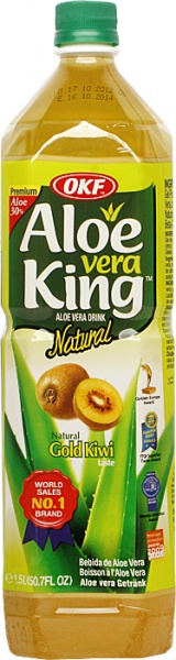OKF Aloe Vera King napój z cząstkami aloesu o smaku kiwi 