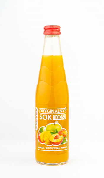 Sok 100% oryginalny brzoskwinia-mango 330 ml 