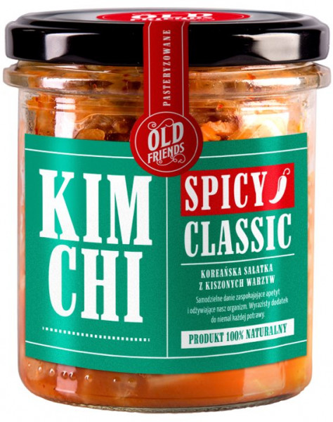 Kimchi old friends vegan classic spicy pasteryzowane 