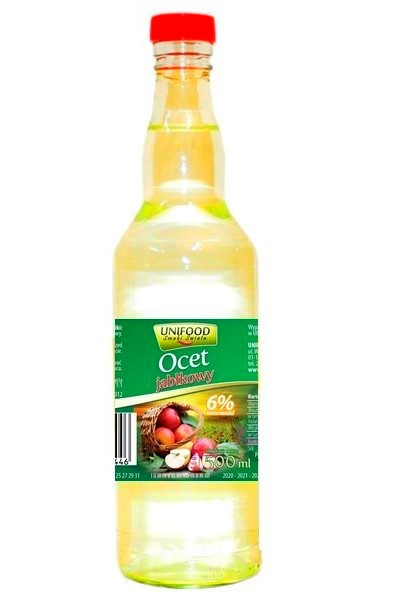 Ocet unifood jabłkowy 500ml but 