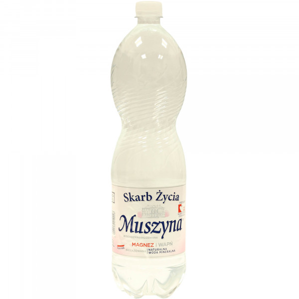 Woda ngaz Muszyna Skarb Życia mineralna wysokozmin 1,5l + kaucja 50 gr 