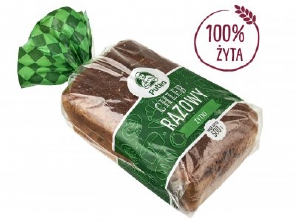 PUTKA CHLEB RAZOWY KROJONY 500G