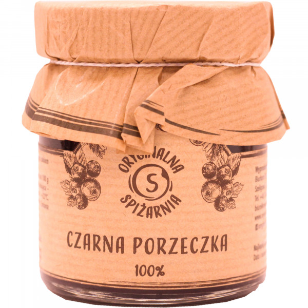 Przetwory oryginalna spiżarnia czarna porzeczka 190g 