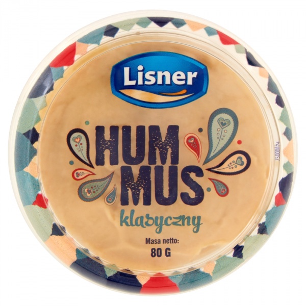 Hummus naturalny Lisner 80g