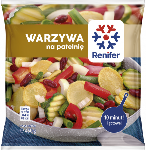 Warzywa na patelnię Renifer z ziemniakami
