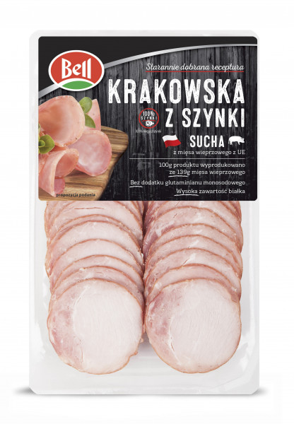 Kiełbasa bell sucha z szynki 80g 